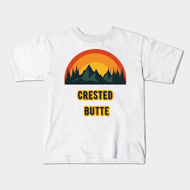 Crested Butte Kids T-Shirt by Canada Cities